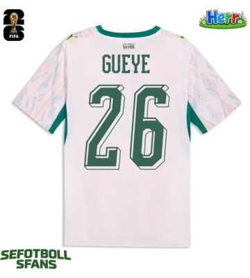 Senegal Pape Gueye #26 Hemmatröja VM 2026 Kortärmad